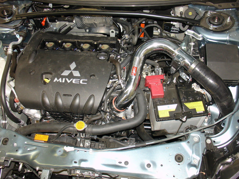 Injen 2015 Mitsubishi Lancer 2.4L 5spd w/o Xenon Headlights Polished Cold Air Intake (Manual)