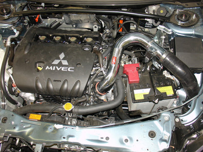 Injen 2015 Mitsubishi Lancer 2.4L 5spd w/o Xenon Headlights Polished Cold Air Intake (Manual)