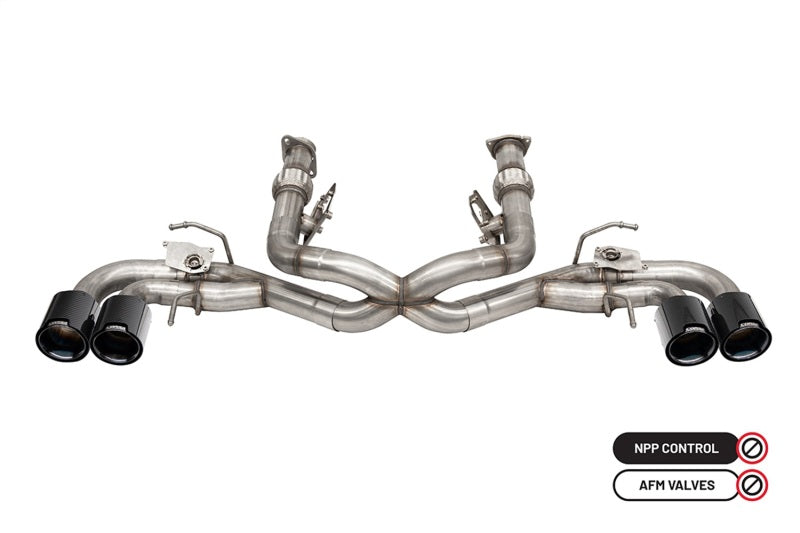 CORSA 3.0 in Cat-Back 4.5 in CF Tips | Corvette C8 20-23 (w/ NPP) (21105CFBLK)