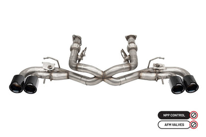 CORSA 3.0 in Cat-Back 4.5 in CF Tips | Corvette C8 20-23 (w/ NPP) (21105CFBLK)