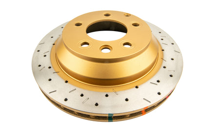 DBA 4000 Series Rear Drilled & Slotted Rotor | Audi Q7 (06-15) (DBA42245XS)