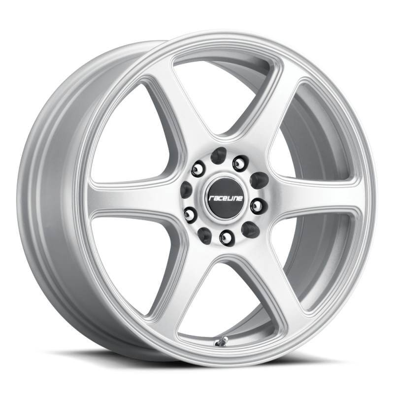 Raceline 146 Matrix Gloss Silver | 15x7" +40mm | 5x100/5x114.3mm Wheel