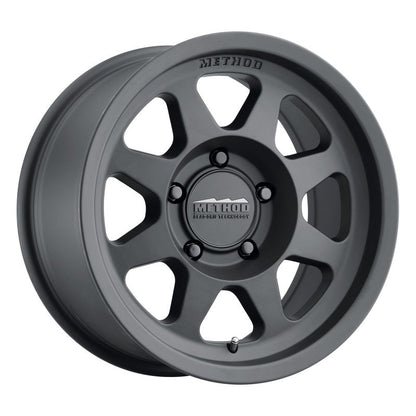 (set of 4) Method MR701 Matte Black | 17x7.5" +30mm | 5x108mm Wheel