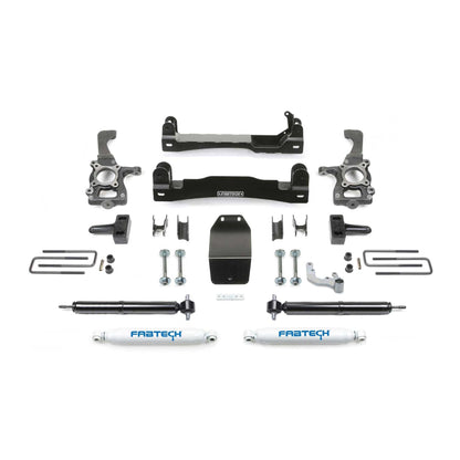 Fabtech 4" Basic Suspension System w/ Rear Performance Shocks | Ford F150 2WD (15-20) (K2258)