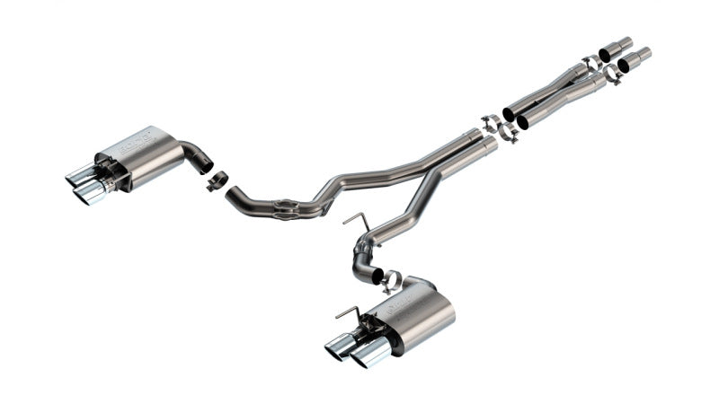 Borla 2024 Ford Mustang GT 5.0L V8 w/ Active Exhaust ATAK Cat-Back Exhaust System | Ford Mustang GT (24) (140963)
