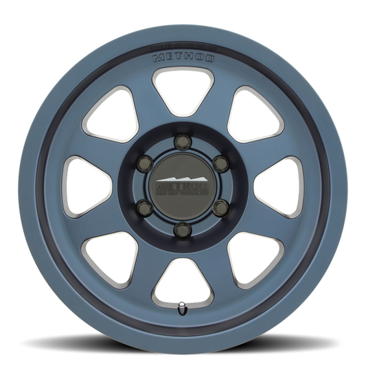 (set of 4) Method MR701 Bahia Blue | 17x9" -12mm | 5x5in Wheel