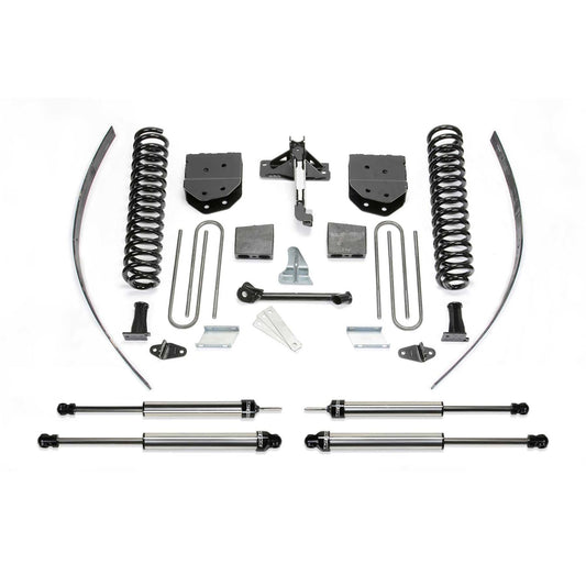 Fabtech 8in Basic System w/ DLSS Shocks | Ford F250 4WD (08-15) w/o Factory Overload (K2121DL)