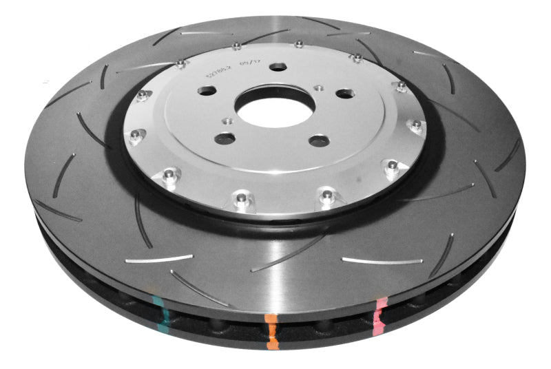 DBA 5000 Series T3 Slotted Front Rotor w/ Silver Hat | Lexus GS F (16-20) (DBA52788SLVS)