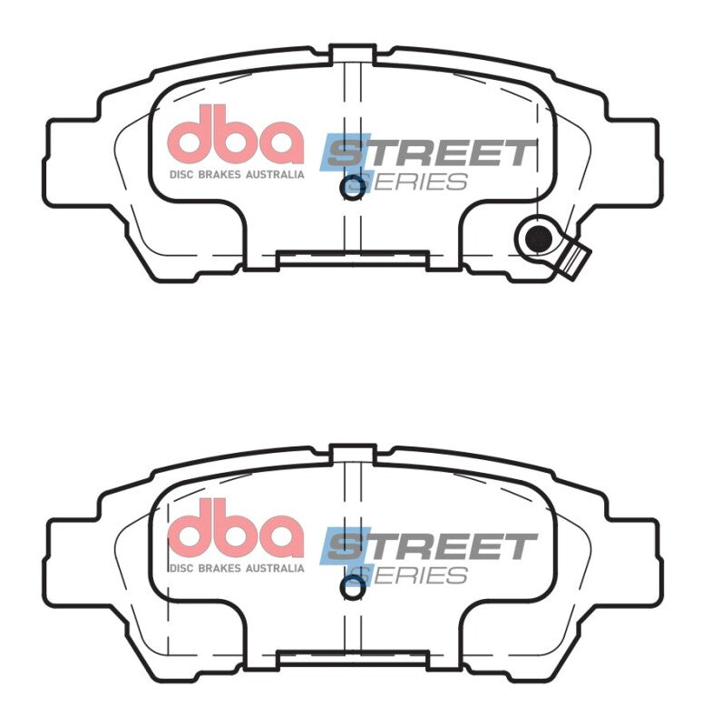 DBA Street Series Rear Brake Pads | Toyota Sienna (04-10) (DB1660SS)