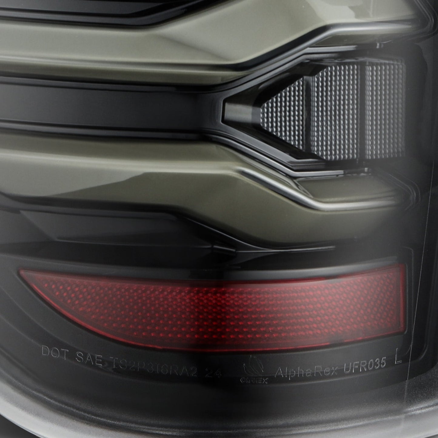 AlphaRex 09-14 Ford F150 LUXX-Series LED Tail Lights Alpha-Black