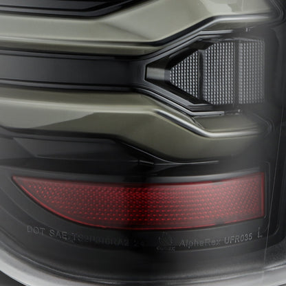 AlphaRex 09-14 Ford F150 LUXX-Series LED Tail Lights Alpha-Black