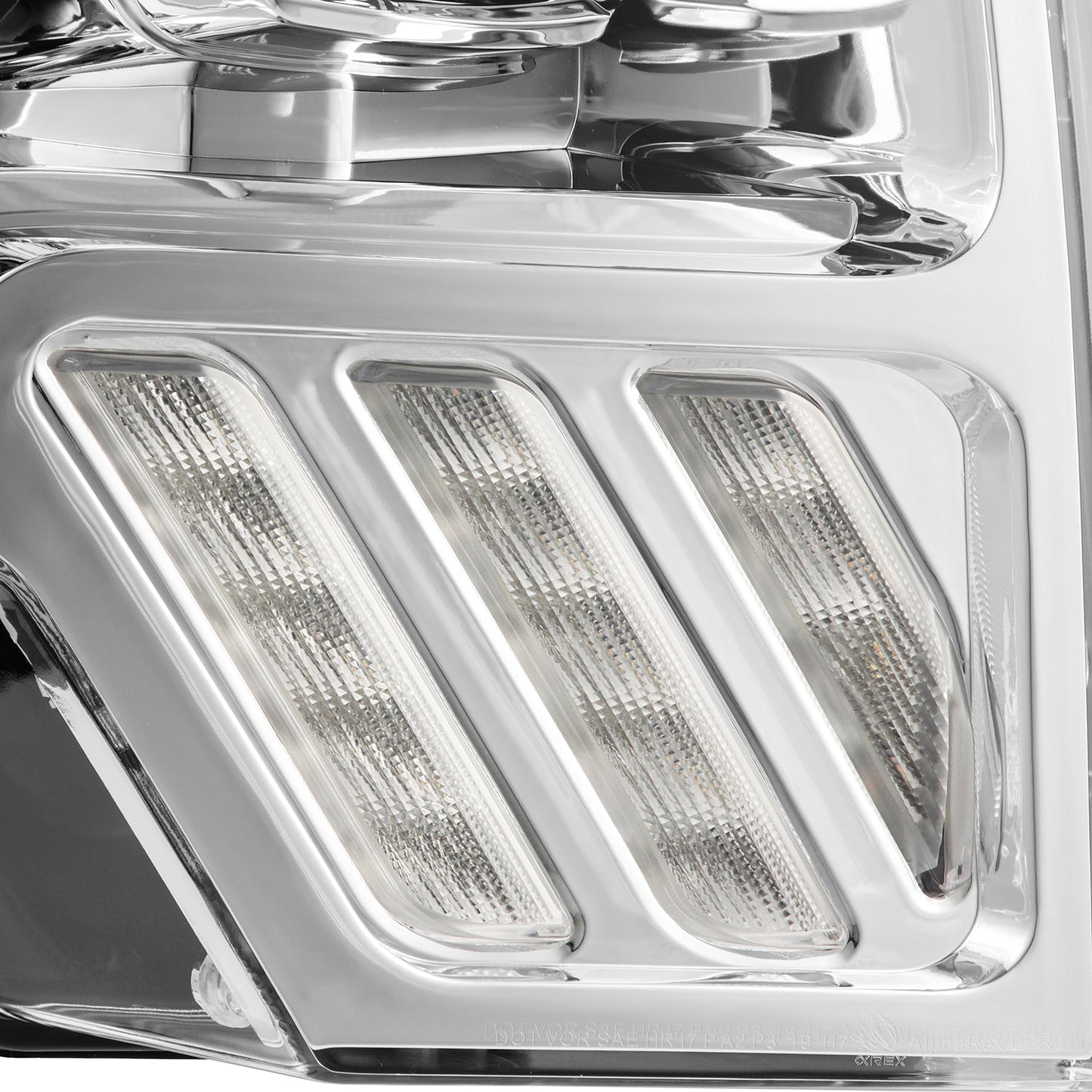 AlphaRex 09-14 Ford F150 MKII LUXX-Series LED Projector Headlights Chrome