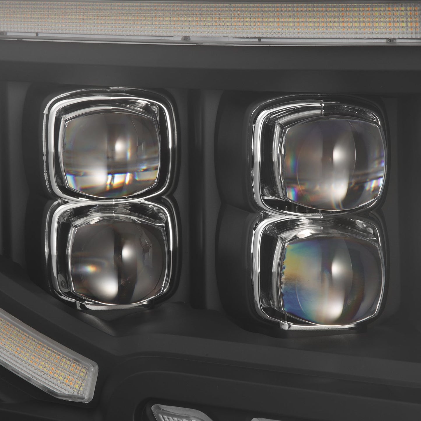 AlphaRex 09-14 Ford F150 MKII NOVA-Series LED Projector Headlights Black