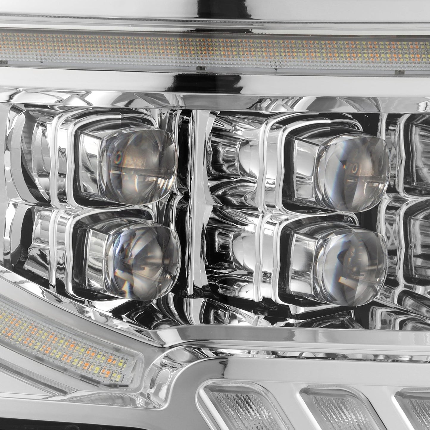 AlphaRex 09-14 Ford F150 MKII NOVA-Series LED Projector Headlights Chrome