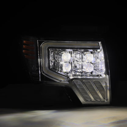AlphaRex 09-14 Ford F150 MKII NOVA-Series LED Projector Headlights Chrome
