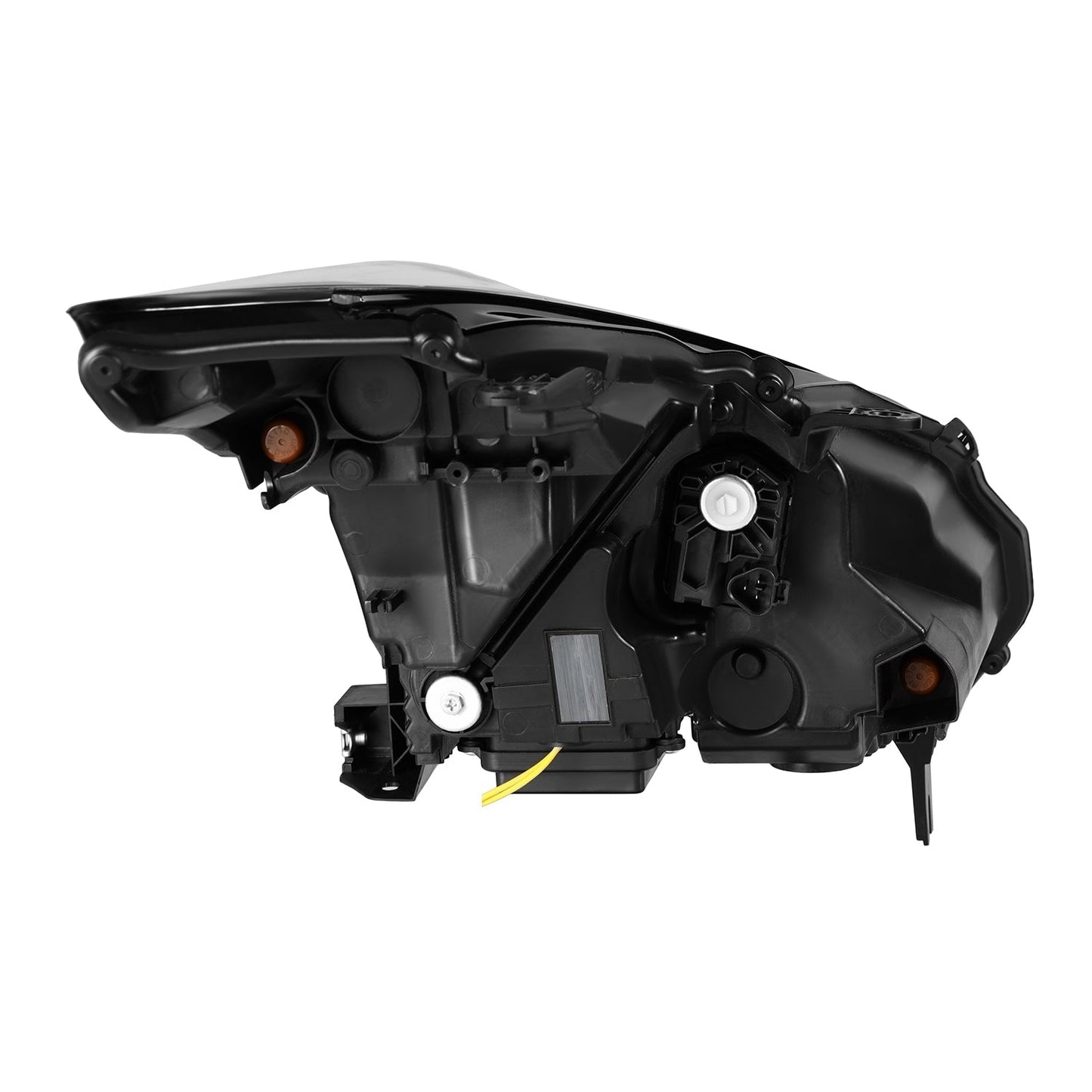 AlphaRex 09-25 Nissan GT-R NOVA-Series LED Projector Headlights Alpha-Black