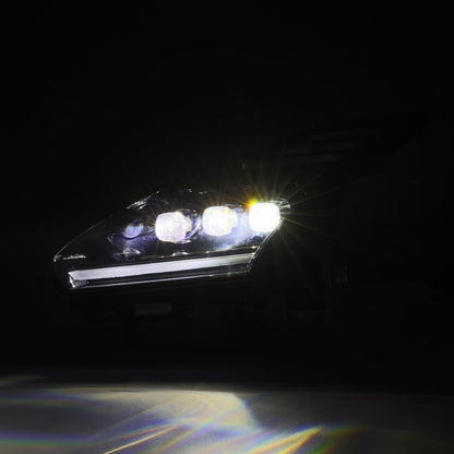 AlphaRex 09-25 Nissan GT-R NOVA-Series LED Projector Headlights Alpha-Black