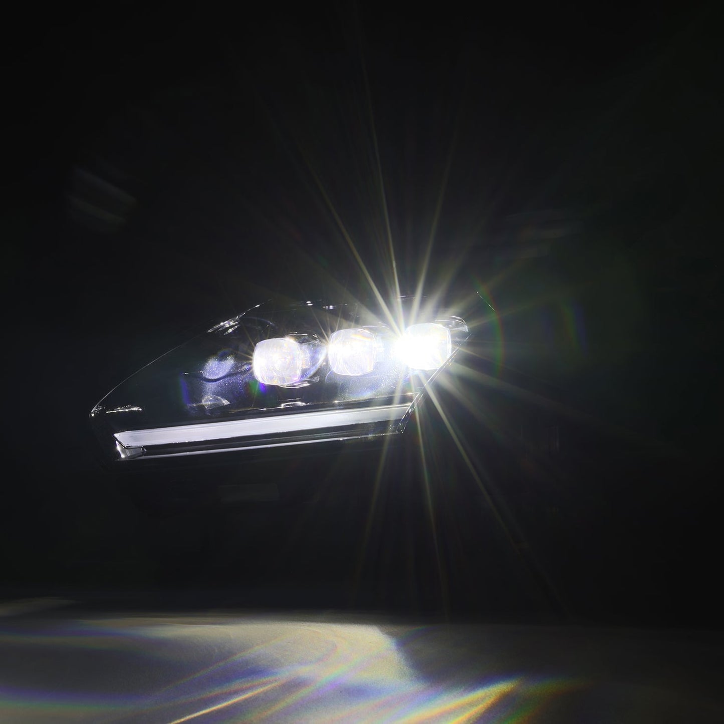 AlphaRex 09-25 Nissan GT-R NOVA-Series LED Projector Headlights Alpha-Black