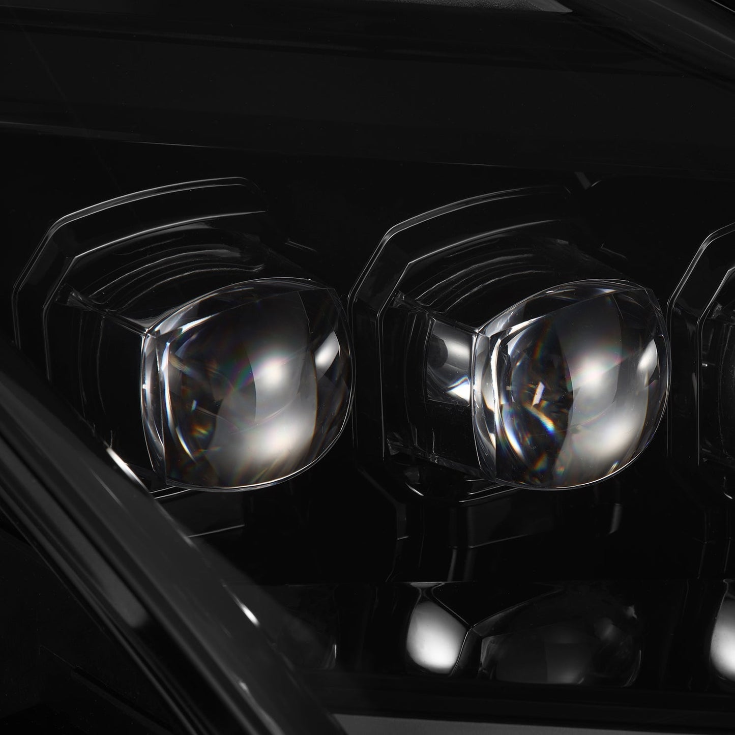 AlphaRex 09-25 Nissan GT-R NOVA-Series LED Projector Headlights Alpha-Black