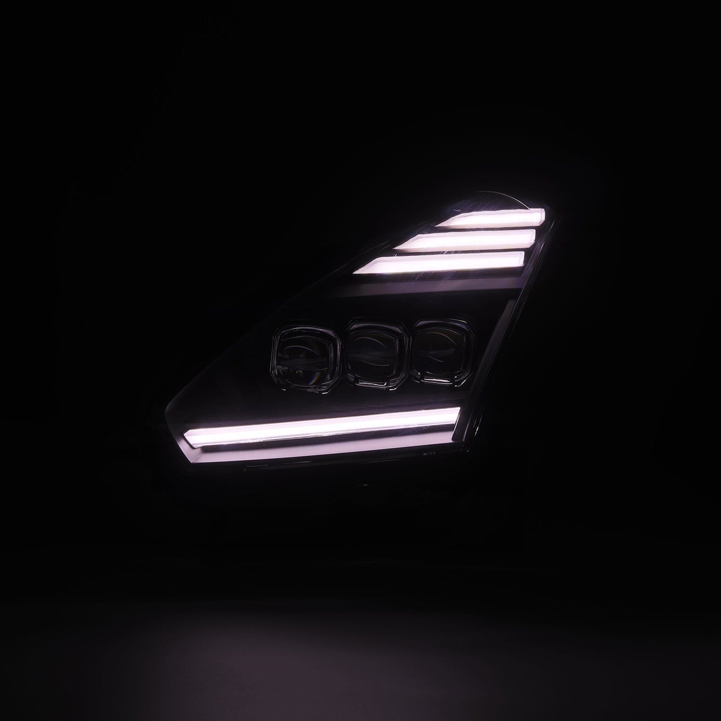 AlphaRex 09-25 Nissan GT-R NOVA-Series LED Projector Headlights Black