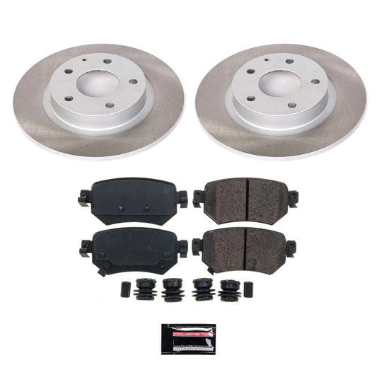 PowerStop 16-21 Mazda 6 Rear Semi-Coated Rotor Kit (SC8068)