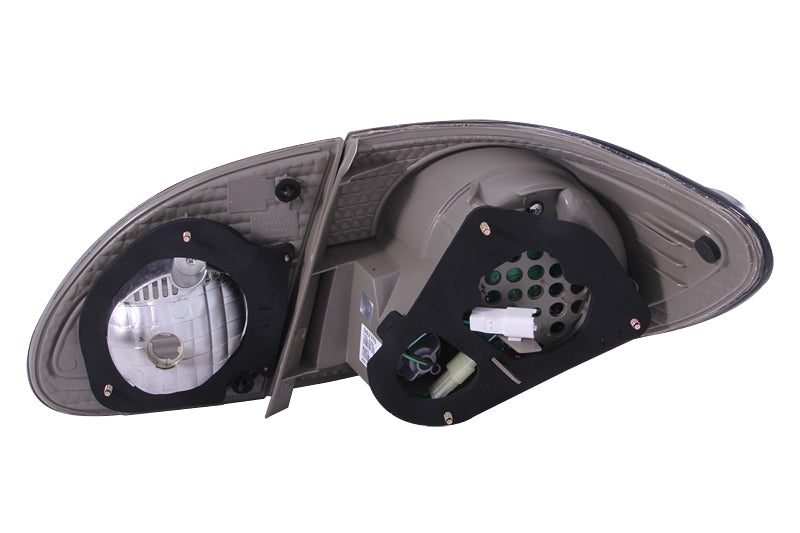 ANZO 03-08 Toyota Corolla LED Taillights Red/Smoke (321270)