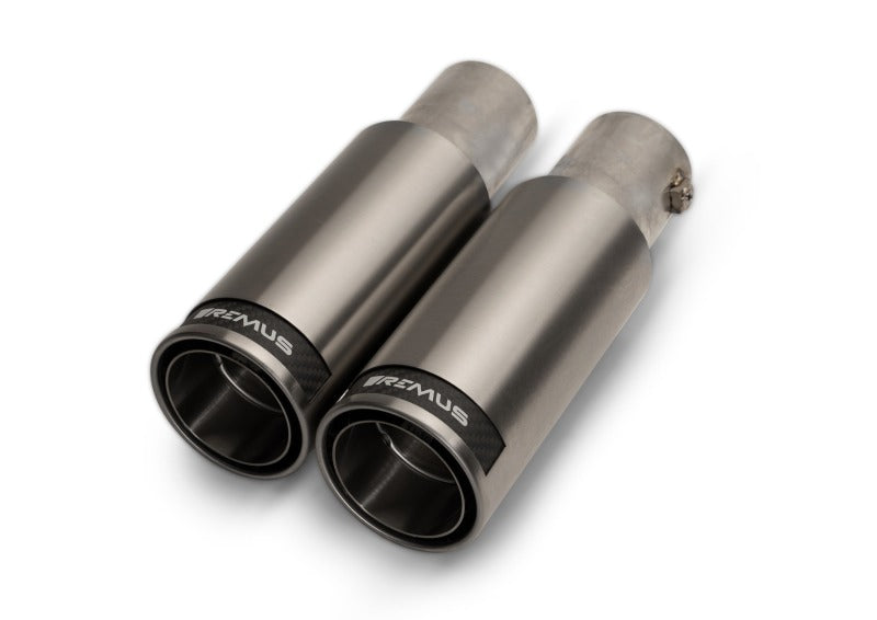 Remus 0008 84CR 84mm SS Tail Pipe w/ Carbon Insert Pair