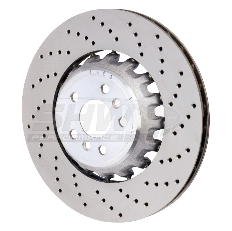 SHW Performance Rear Passenger Side Disc Brake Rotor for BMW (BRR43508)