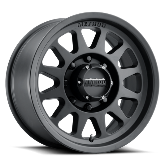 (set of 4) Method MR704-HD Matte Black | 17x9" +18mm | 8x170mm Wheel