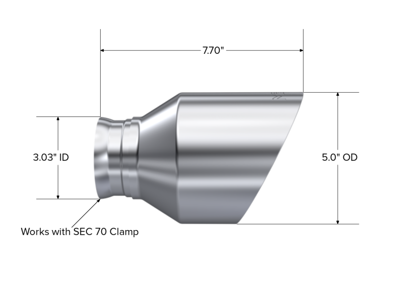 MBRP 3in SS Exhaust Tip | Dodge Charger/Durango (T5197)