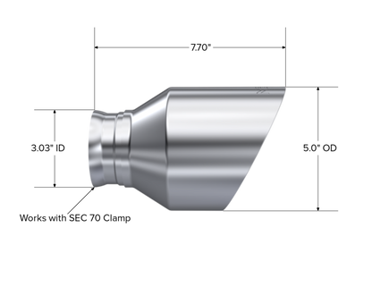MBRP 3in SS Exhaust Tip | Dodge Charger/Durango (T5197)