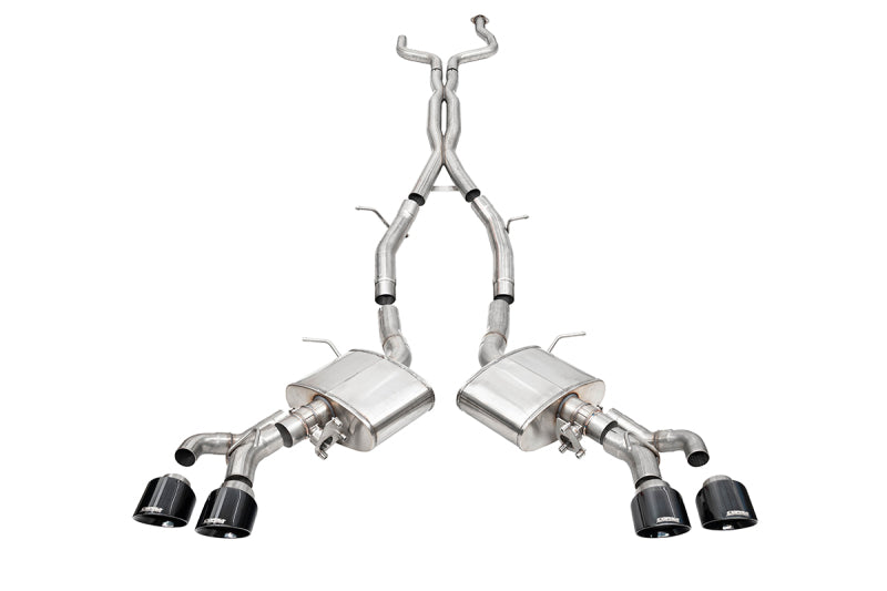 CORSA Xtreme Valved / 3.0 in Cat-Back 4.5 in Slash Tips | 2022+ Cadillac CT4-V Blackwing (21317)