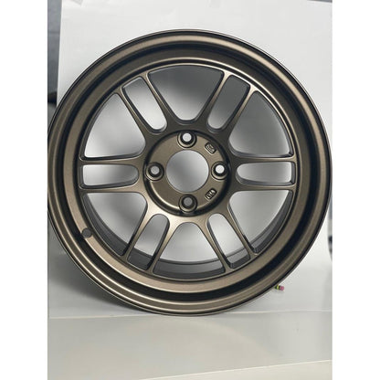 (set of 4) Enkei RPF1 Bronze | 15x8" +28mm | 4x100mm Wheels