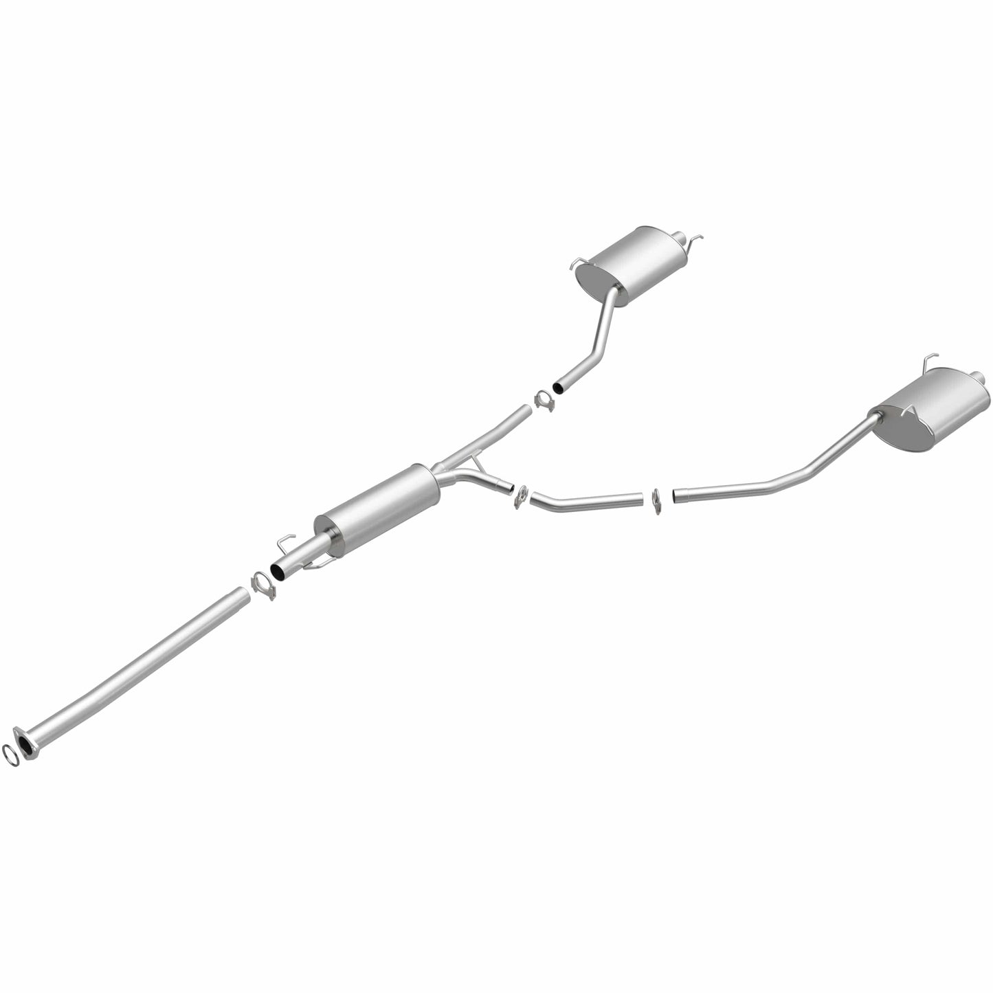 BRExhaust 2009-2015 Honda Pilot 3.5L Direct-Fit Replacement Exhaust System