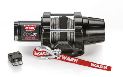 WARN 101020 VRX 25-S ATV UTV Quad Winch 2500 Lb 50' 3/16 Rope Hawse Fairlead