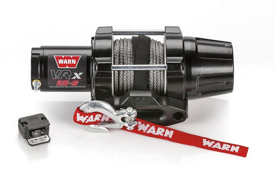 WARN 101020 VRX 25-S ATV UTV Quad Winch 2500 Lb 50' 3/16 Rope Hawse Fairlead