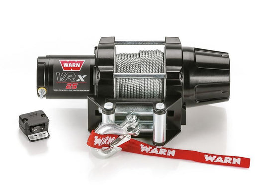 WARN 101025 VRX 25 ATV UTV Quad Winch 2500 Lb 50' 3/16 Cable Roller Fairlead