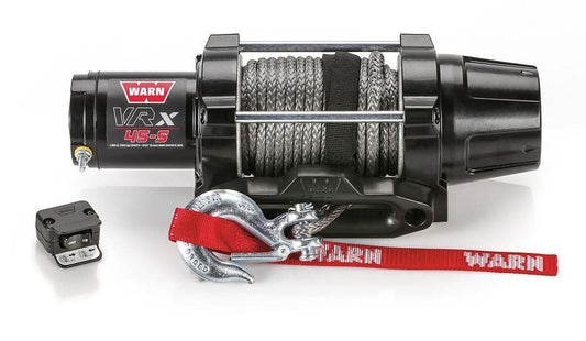 WARN 101040 VRX 45-S ATV UTV Quad Winch 4500 Lb 50' 1/4 Rope Hawse Fairlead