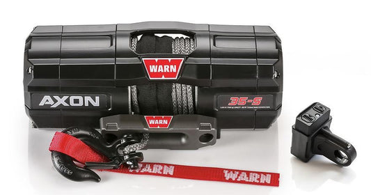 WARN 110230 AXON 35-S ATV UTV Quad Winch 3500 Lb 50' 7/32" Rope Hawse Plow Mode