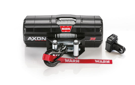 WARN 101135 AXON 35 ATV UTV Quad Winch 3500 Lb 50' 7/32 Cable Roller Fairlead