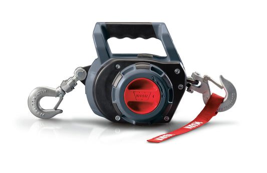 WARN 101575 Hand Held Drill Winch Hoist 750 LBS Come Along 40' Synthetic Rope