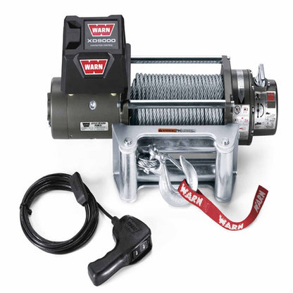 WARN 28500 XD9000 Premium Series Winch 12V Roller Fairlead 4.6HP