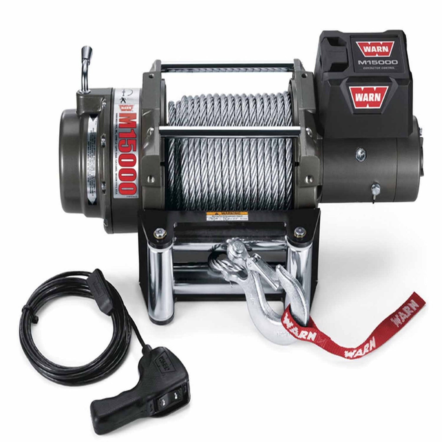 WARN 47801 15000lb M15 Self Recovery Heavy Weight Steel Cable