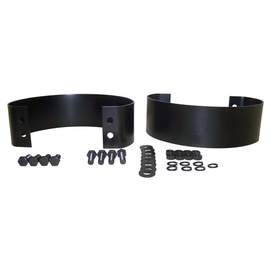 Rear Bumperettes Black for Jeep CJ Wrangler YJ 1976-1995 Pair Crown Automotive 5355457K