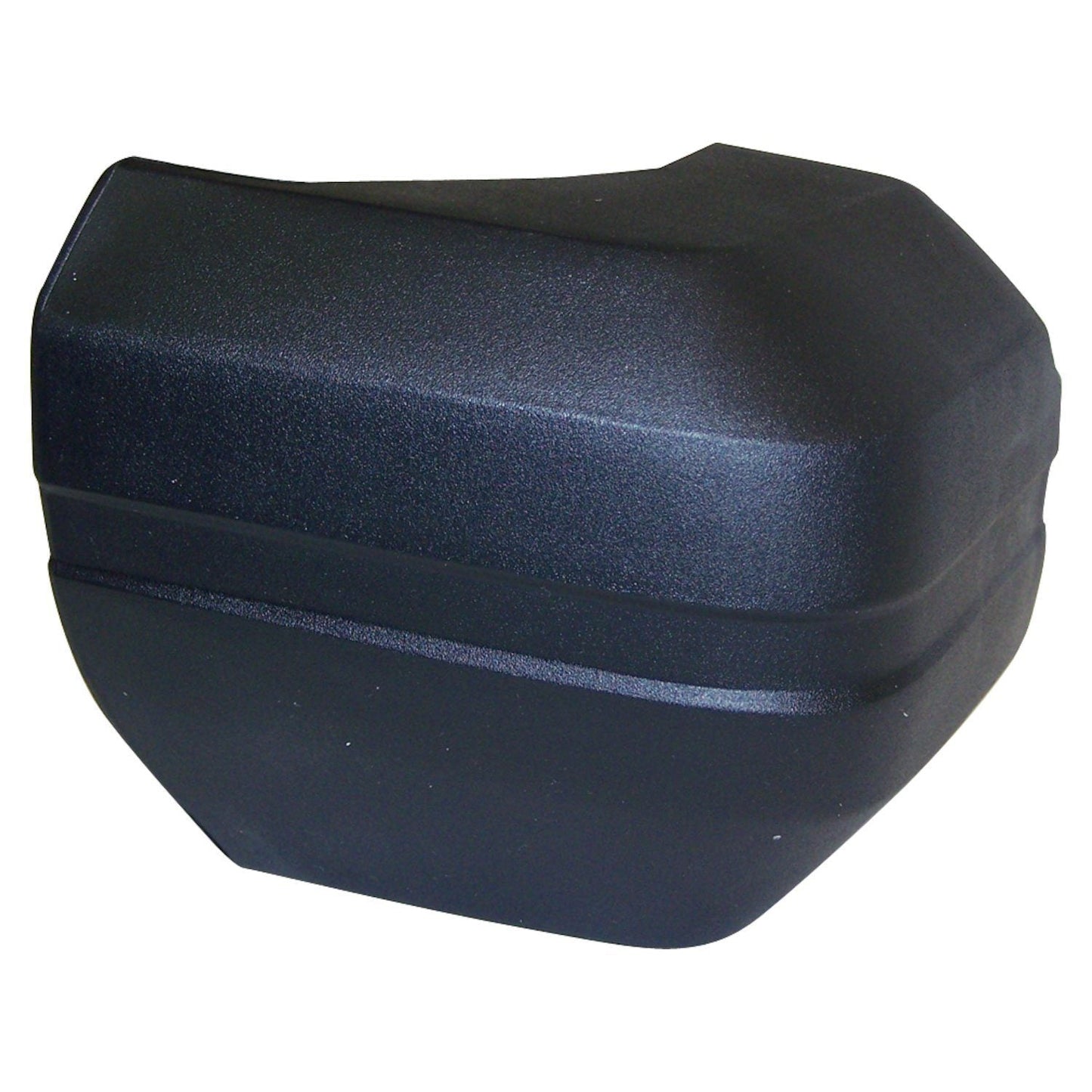 Crown Automotive 55022077 Rear Left Bumper Cap - Black For 1984-1986 Jeep Cherokee