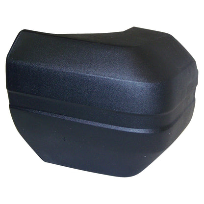 Crown Automotive 55022077 Rear Left Bumper Cap - Black For 1984-1986 Jeep Cherokee