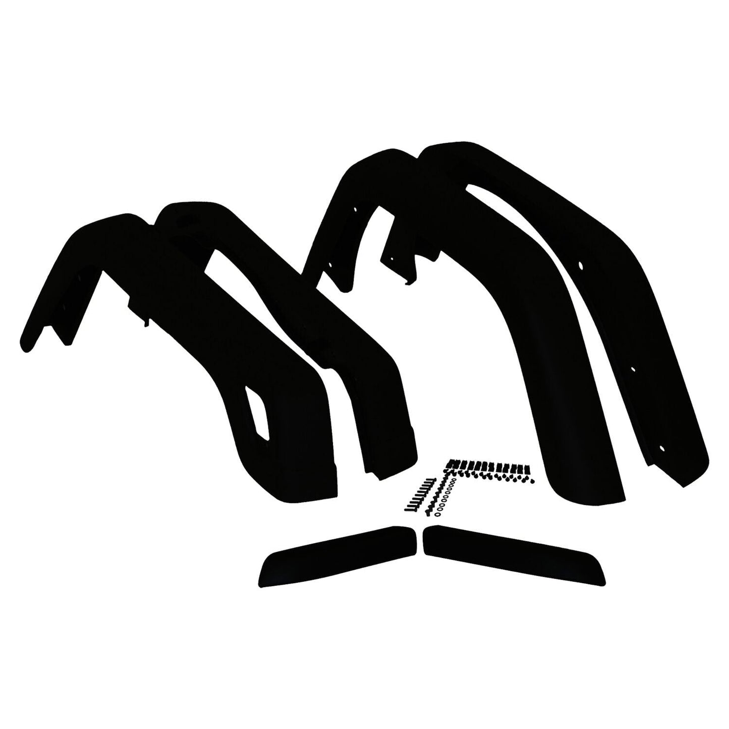 Crown Automotive 55254918K6 Front & Rear Fender Flare Kit for 1997-06 Jeep Wrangler TJ