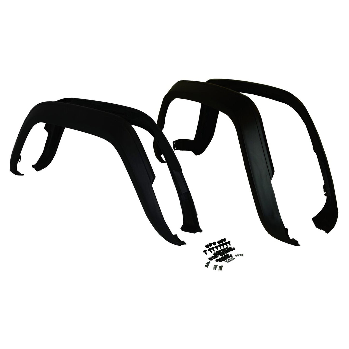 Crown Automotive 5AGK Fender Flare Kit Flat Black For 84-96 Jeep Cherokee 4-Door