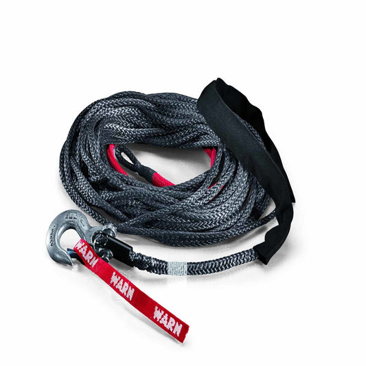 WARN 87915 Synthetic Rope Kit 3/8 x 100 Winch 10000 lb Hook Spydura Polyethylene
