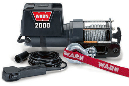 WARN 92000 Trailer Utility Winch 2000 LB 12 Volt DC Light Duty Compact Boat